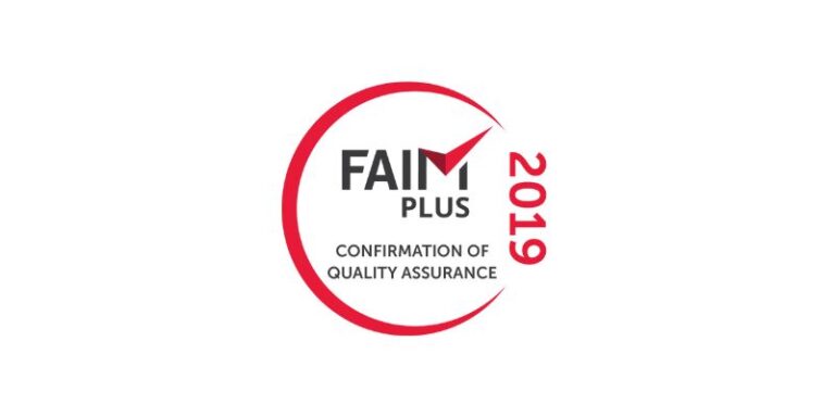 FAIM Plus 2019 -sertifikaatti, myönnetty Victor Ekille laadun takeena.